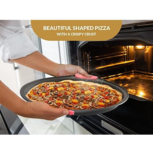 Bandeja Pizza Bella Cooks Horno (juego De 2 Bandejas Pi...