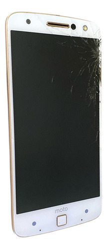 Motorola Moto Z Blanco/oro Fino Xt1650-03 Dañado Blanco (Usado)