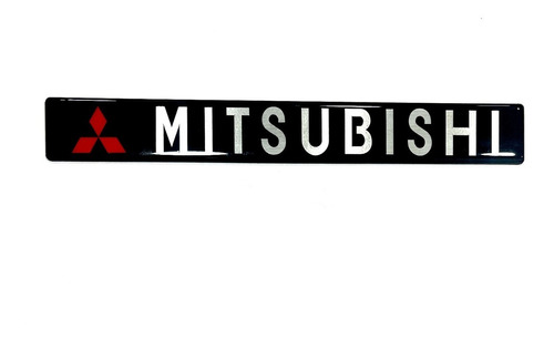 Emblema Mitsubishi Montero Dakar Porta Placa Plaquero