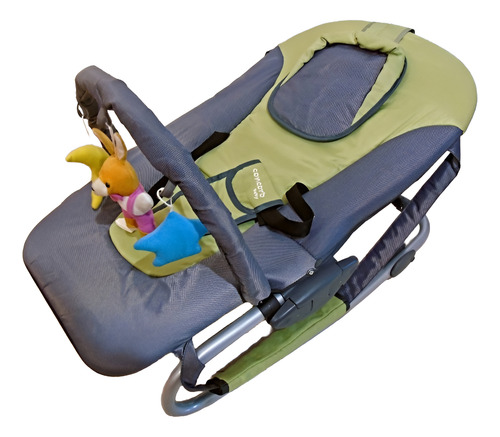 Mecedora Silla Bebe Concord Baby 555 Verde Gris Gris Lisa