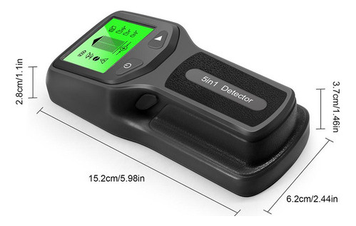 A 1 Detector De Clavos De Pared Con Pantalla Lcd Negra