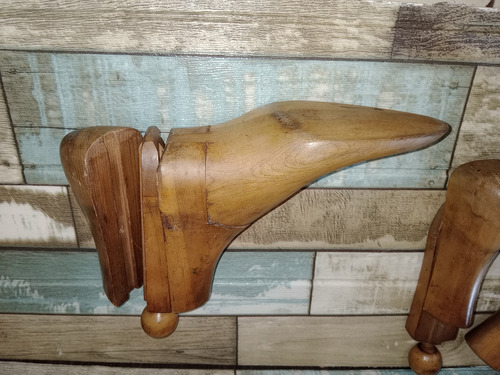 Antiguas Hormas De Botas Zapatos Madera (Usado)
