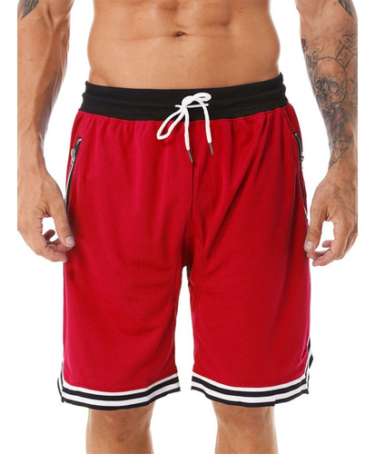 Baloncesto Short Deportivos Hombre Transpirable Relajado Gym