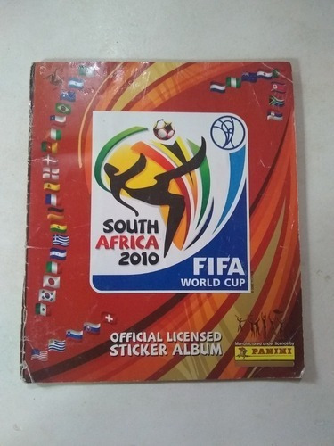 Álbum Panini Del Mundial De Sudáfrica 2010 Vacío