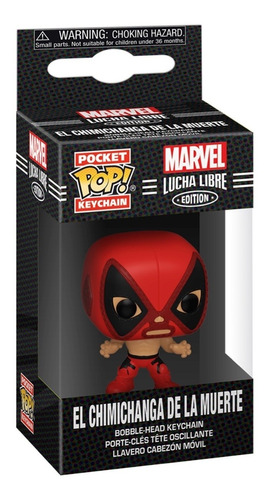 Llavero Chimichanga De La Muerte Funko Pop Deadpool Marvel 