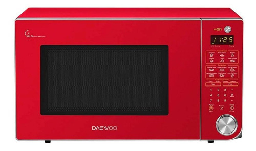 Microondas Winia Frameless KOR-143H   rojo y silver 39.64L 127V