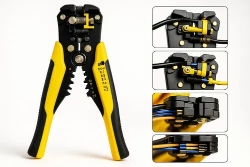 Alicate Pelacable Automático, Ajustable De Precisión.