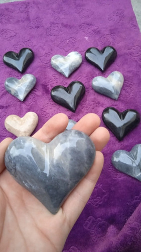 20 Corazones De Onix Y Mármol (Usado)