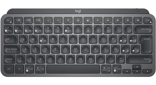 Teclado Logitech Mx Keys Mini Bluetooth Receptor Usb Grafito