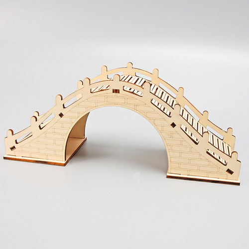 Kit Creativo De Maquetas De Rompecabezas De Puente En Arco D