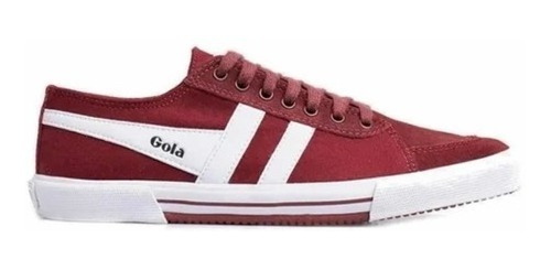 Zapatilla Gola Super Quarter Bordo Blanco