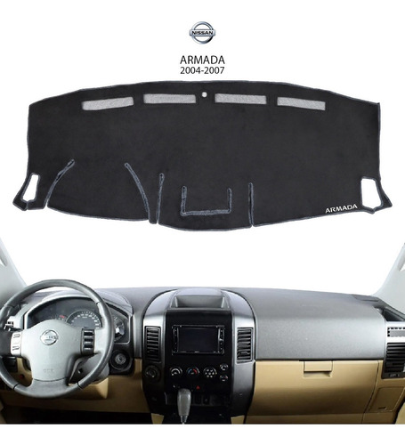 Cubretablero Bordado Nissan Armada 2004,2005,2006,2007.