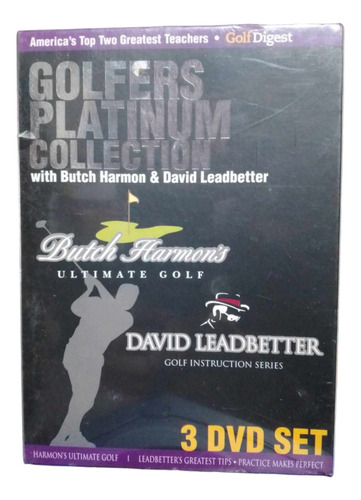 Documental Dvd, Golf Platinum, David Leadbetter. Año 2007.