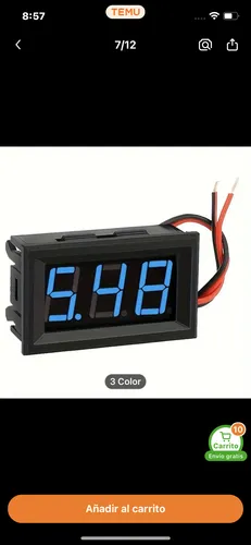 Voltimetro Digital Para Carro