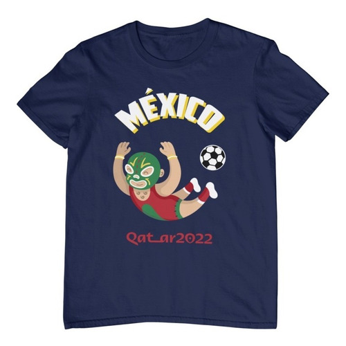 Playera Lucha Libre - Mundial - México - Qatar 2022