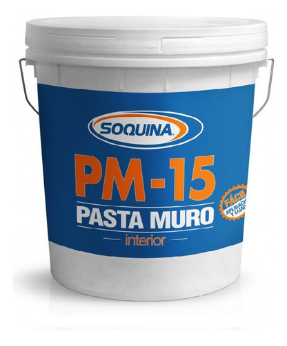 Pasta Muro Pm-15 Soquina Tineta Terminación Blanca