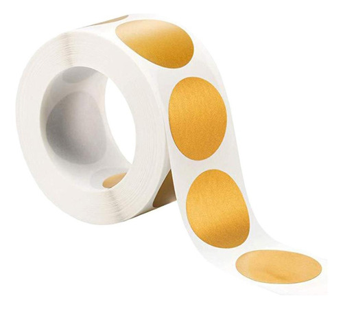 300 Piezas De Papel Kraft Etiqueta Adhesiva Rascable Dorada
