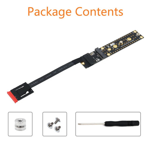 L Add Card Ngff M.2 Key Ae Macho A Key M Hembra Adapt-f