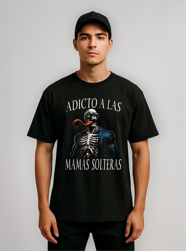 Playera Calacas Chidas Gym Adicto A Las Mamás Unisex