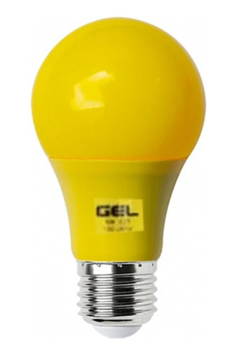 Bombillo Led Amarillo 5w E27 Gel Pa007