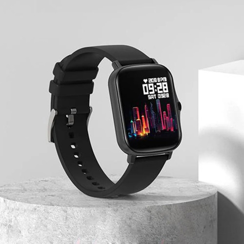 Imagen 5 de 8 de Smartwatch Reloj Inteligente Jd Baires Negro 1.69 Spo2 Cuota
