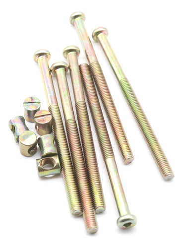Tornillos Para Muebles Y Tuercas De Barril, M8 X 4.724pulga
