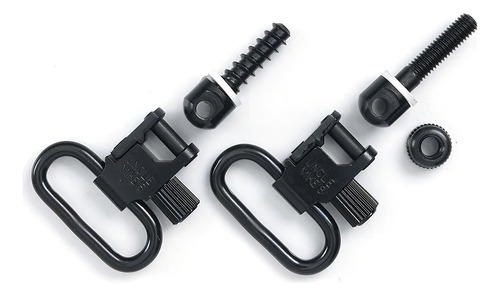 Anilletas Portafusil Correa Para Rifle Esling Sling Qd Adapt Color Negro