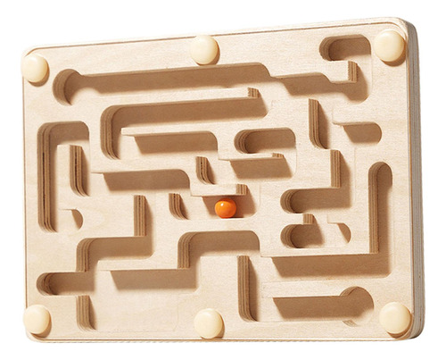 Juego De Mesa Wooden Marble Maze Wooden Maze Balance Learnin