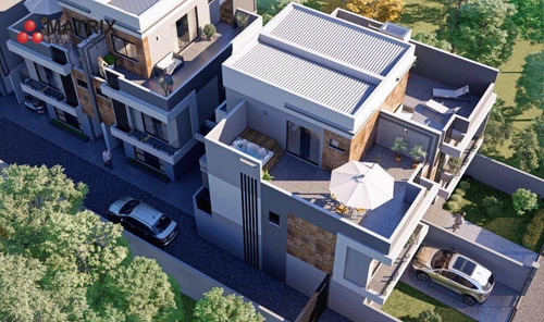 Imagem 7 de 14 de Sobrado À Venda, 174 M² Por R$ 695.000,00 - Hauer - Curitiba/pr - So2570