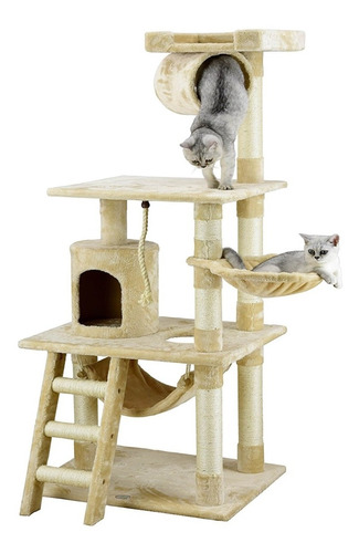 Casa Árbol Condo Para Gato Grande1.70m Rascador Enviogratis!