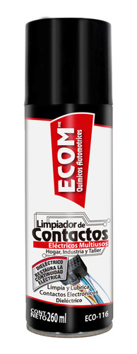 Limpiador De Contactos Eléctricos Multiusos Ecom 260ml