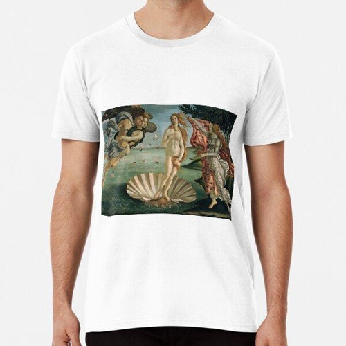 Remera El Nacimiento De Venus De Sandro Botticelli Algodon P