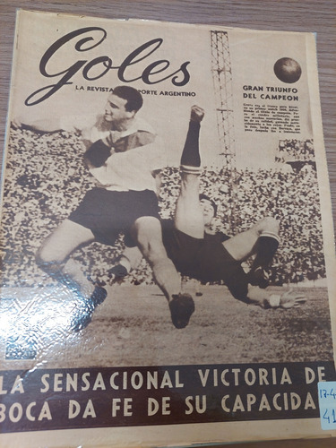 Revista Goles 410 17/4/1956