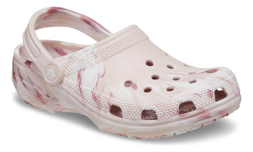 Zueco Crocs Classic Marbled Mujer Rosado