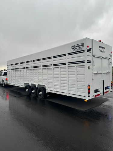 Trailer Semirremolque 3 Ejes Para Animales