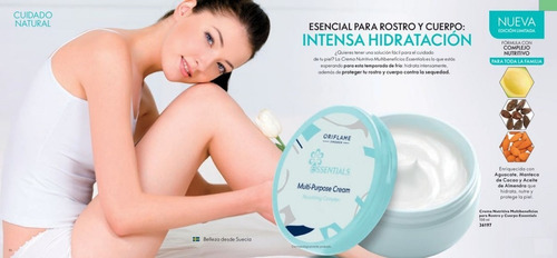 Imagen 3 de 3 de Crema Facial Y Corporal Multibeneficios / Oriflame