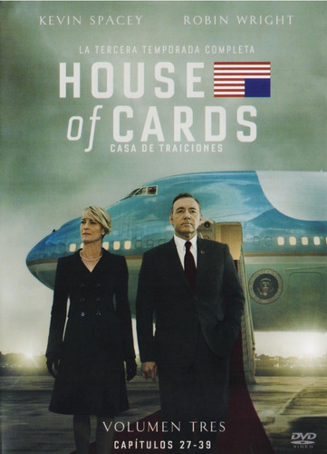 House Of Cards Tercera Temporada 3 Tres Serie Dvd