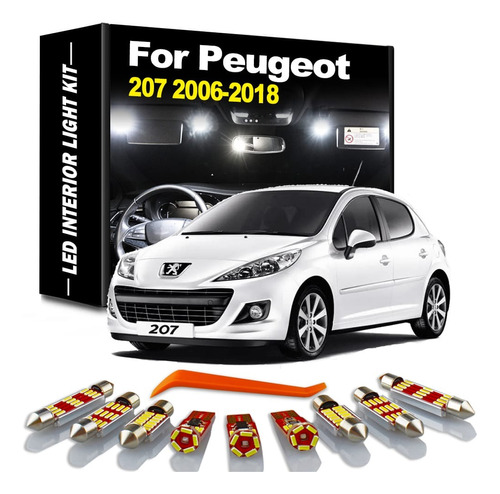 Kit Led Interior Canbus Peugeot 207 2006 - 2018