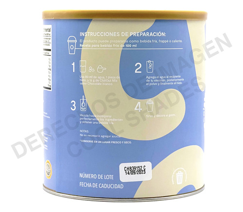 Polvo Para Preparar Bebidas Chill Out 2kg Chocolate Blanco