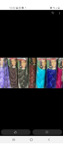 Imagen 2 de 6 de Pelo Sintetico Para Trenzas Africanas