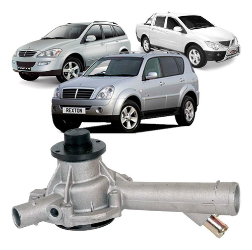 Imagem 1 de 6 de Bomba Dagua Actyon Kyron Rexton 2.3 Gasolina 2003 A 2013
