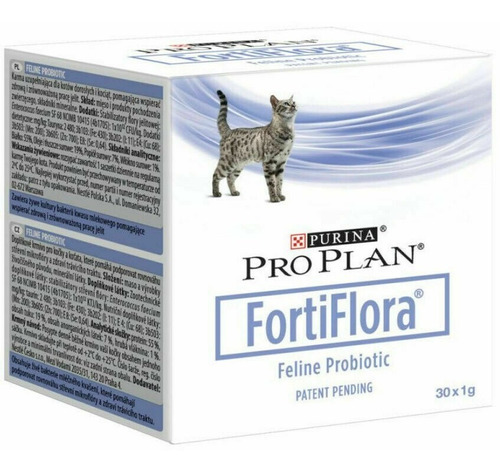 Imagen 2 de 2 de Ppvd Fortiflora Felino Adult/kitten, 30 Sobres 1g C/u
