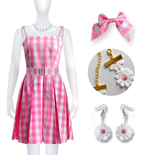 Disfraz De Barbie 2023 For Mujer, Vestido De Cosplay De Barb