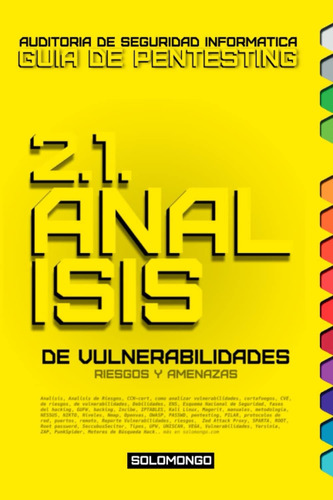 Libro: 2.1. Analisis De Vulnerabilidades: Riesgos Y Amenazas