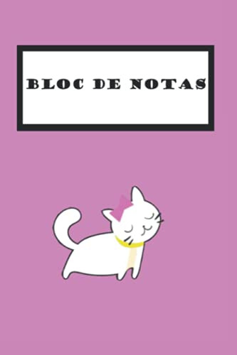 Cuaderno Bloc De Notas Con Lineas Rosa Con Gatita: La Histor