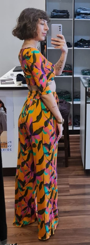 Imagem 9 de 9 de Calça Comfort Estampada Cós Elástico Com Amarração Colcci