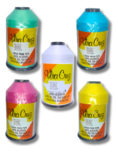 Linha Para Pipas Fio 4 Com 3000 Jardas Vera Cruz  (original)