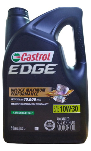 Aceite Sintético 10w30 Castrol Garrafa Tienda Las Mercedes