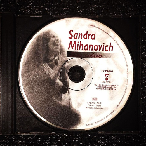 Sandra Mihanovich En Vivo (sin Láminas)