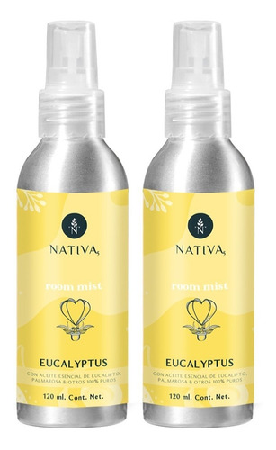 Kit De 2 Sprays Respira Eucalipto Para Ambiente Y Almohada